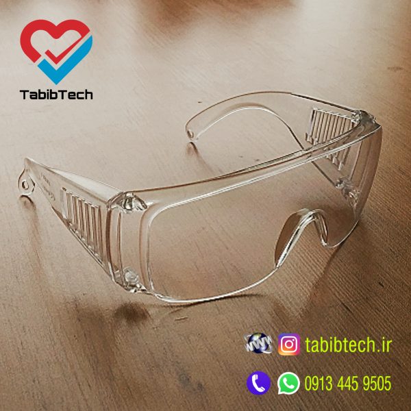 tabibtech.ir tabibtech.ir عینک ایمنی بغل کرکره ای تک پلاست