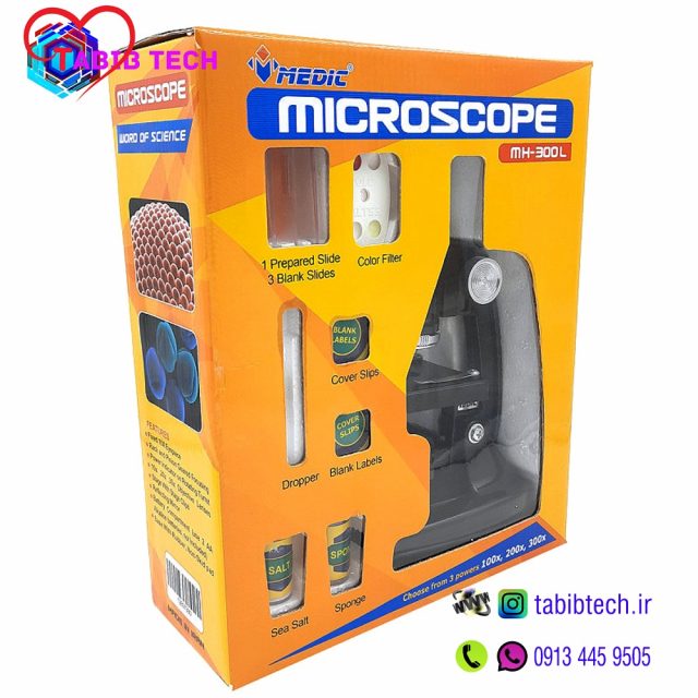 tabibtech.ir میکروسکوپ 300برابر دانش آموزی MH-300L