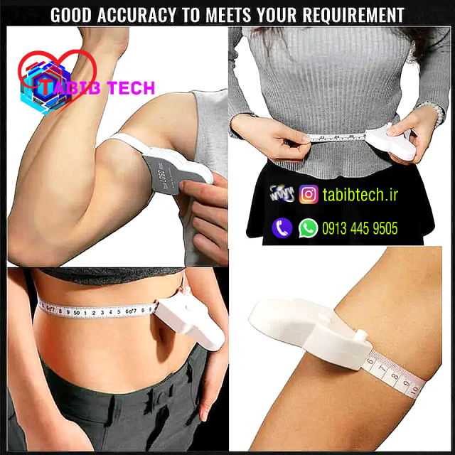 tabibtech.ir متر بدن اندازه‌گیری دور اندام مناسب بدنسازی و فیتنس