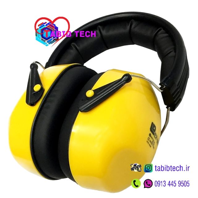 tabibtech.ir گوشی ایمنی کار ایرماف EP-107 زرد هدفونی