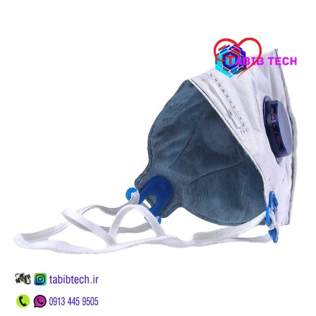 tabibtech.ir ماسک N95 سوپاپ دار KPK کیفیت پژوهان کارا ۶ لایه