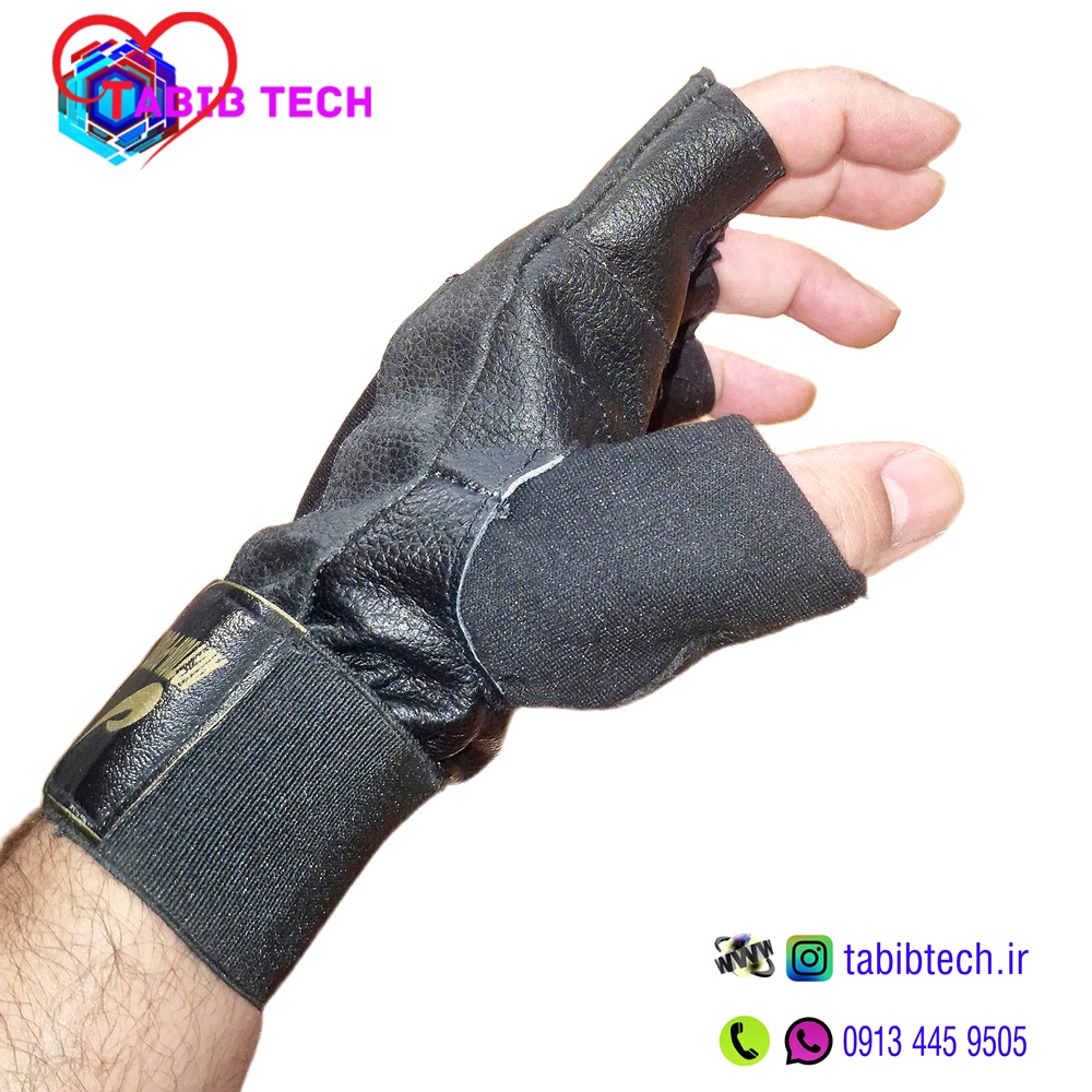 tabibtech.ir دستکش بدنسازی مچبنددار اکشن پاور